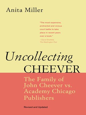 cover image of Uncollecting Cheever